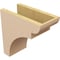 Ekena Millwork 6"W x 12"D x 12"H Classic Yorktown Rough Cedar Woodgrain TimberThane Corbel, Primed Tan CORUR06X12X12YORRCPR - alternate 2